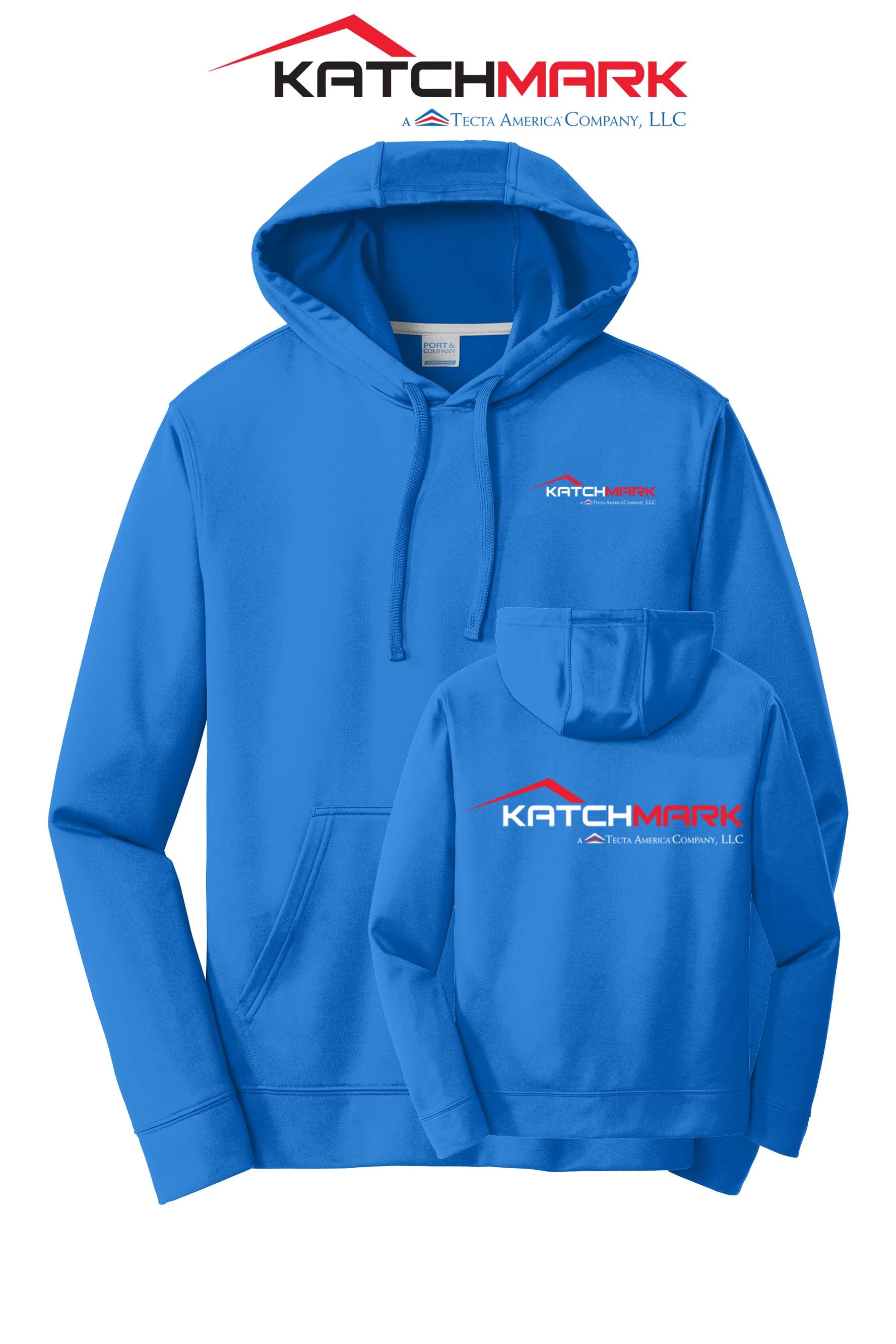 Port & Co™ Performance Fleece Pullover Hooded Sweatshirt - Katchmark, A Tecta American Company LLC