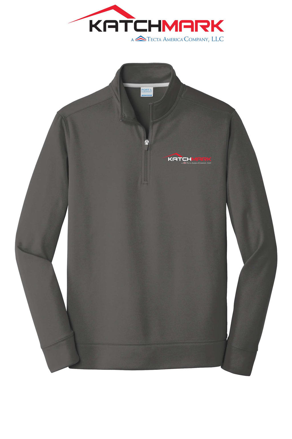 Port & Co™ Performance Fleece 1/4-Zip Pullover Sweatshirt - Katchmark, A Tecta American Company LLC