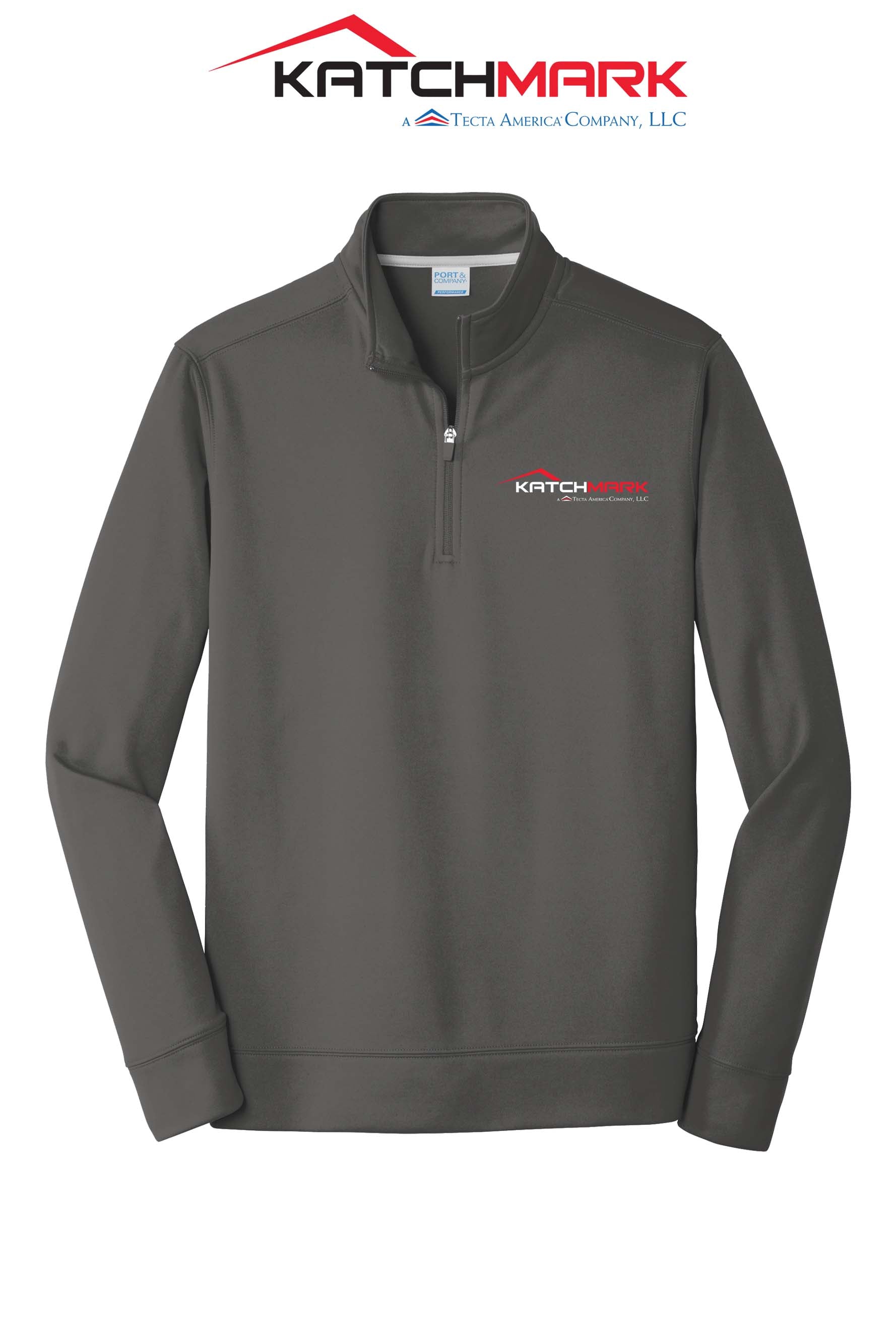 Port & Co™ Performance Fleece 1/4-Zip Pullover Sweatshirt - Katchmark, A Tecta American Company LLC