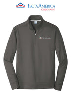 Port & Co™ Performance Fleece 1/4-Zip Pullover Sweatshirt - Monument Roofing of Colorado