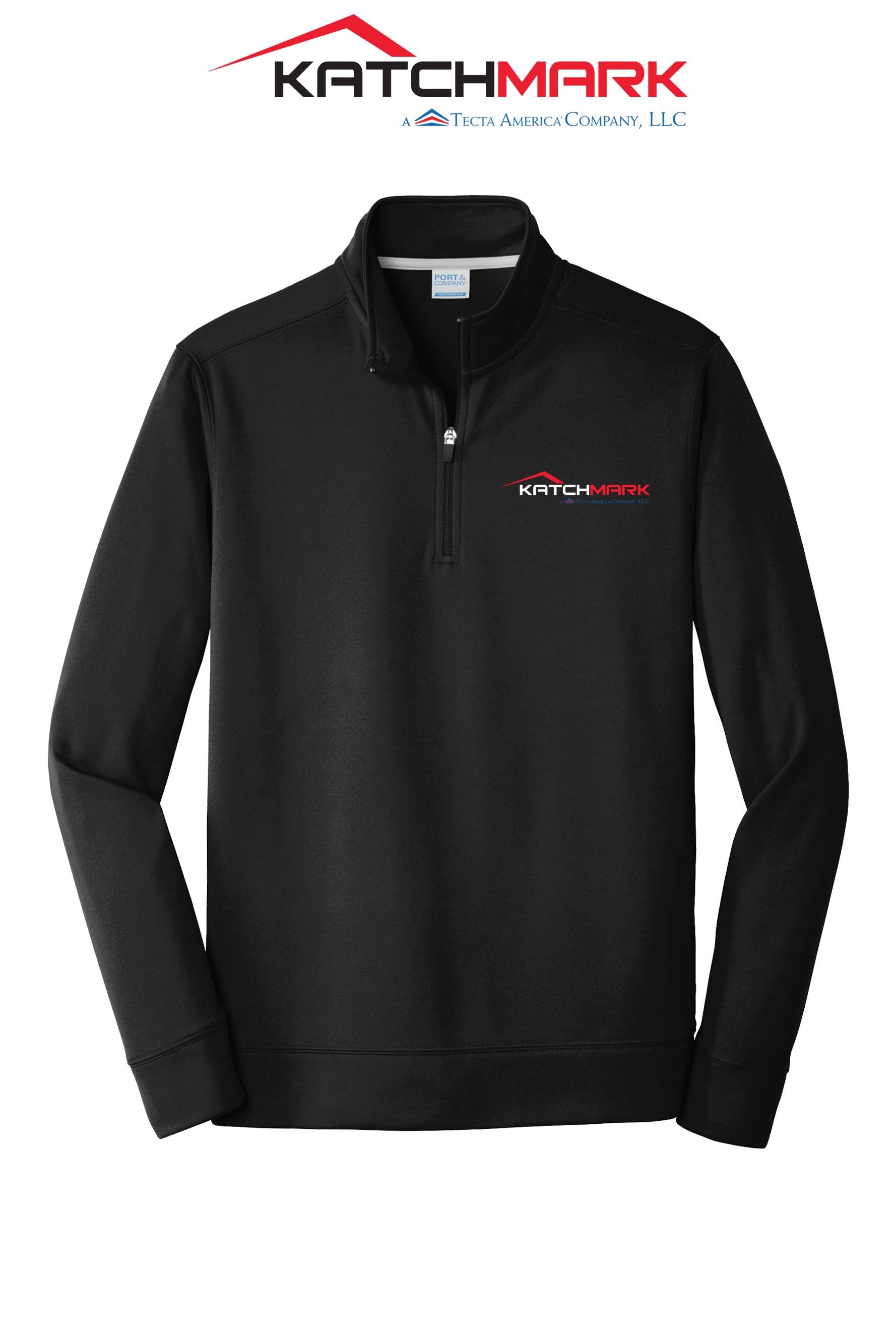 Port & Co™ Performance Fleece 1/4-Zip Pullover Sweatshirt - Katchmark, A Tecta American Company LLC