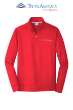 Port & Co™ Performance Fleece 1/4-Zip Pullover Sweatshirt - Monument Roofing of Colorado