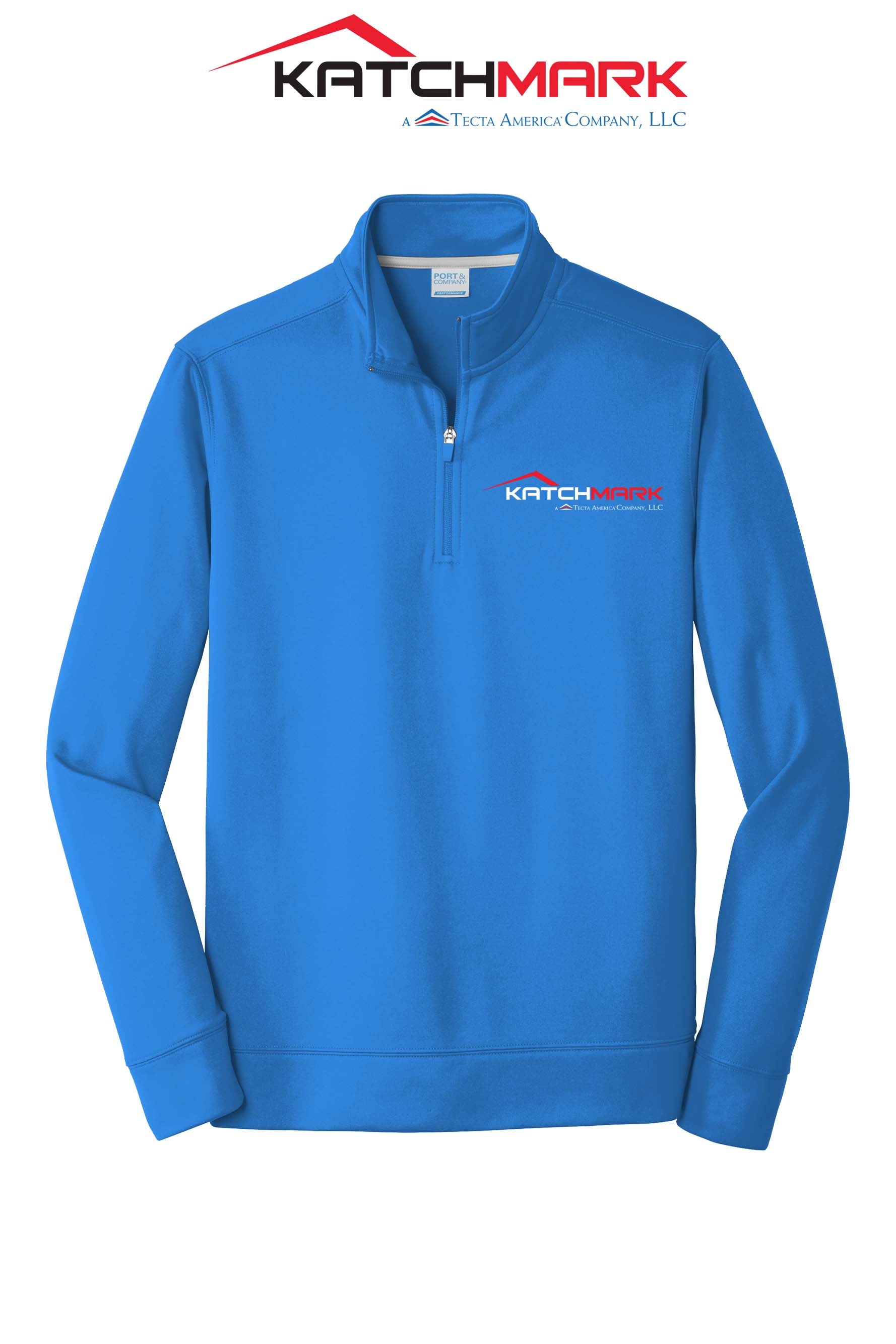 Port & Co™ Performance Fleece 1/4-Zip Pullover Sweatshirt - Katchmark, A Tecta American Company LLC