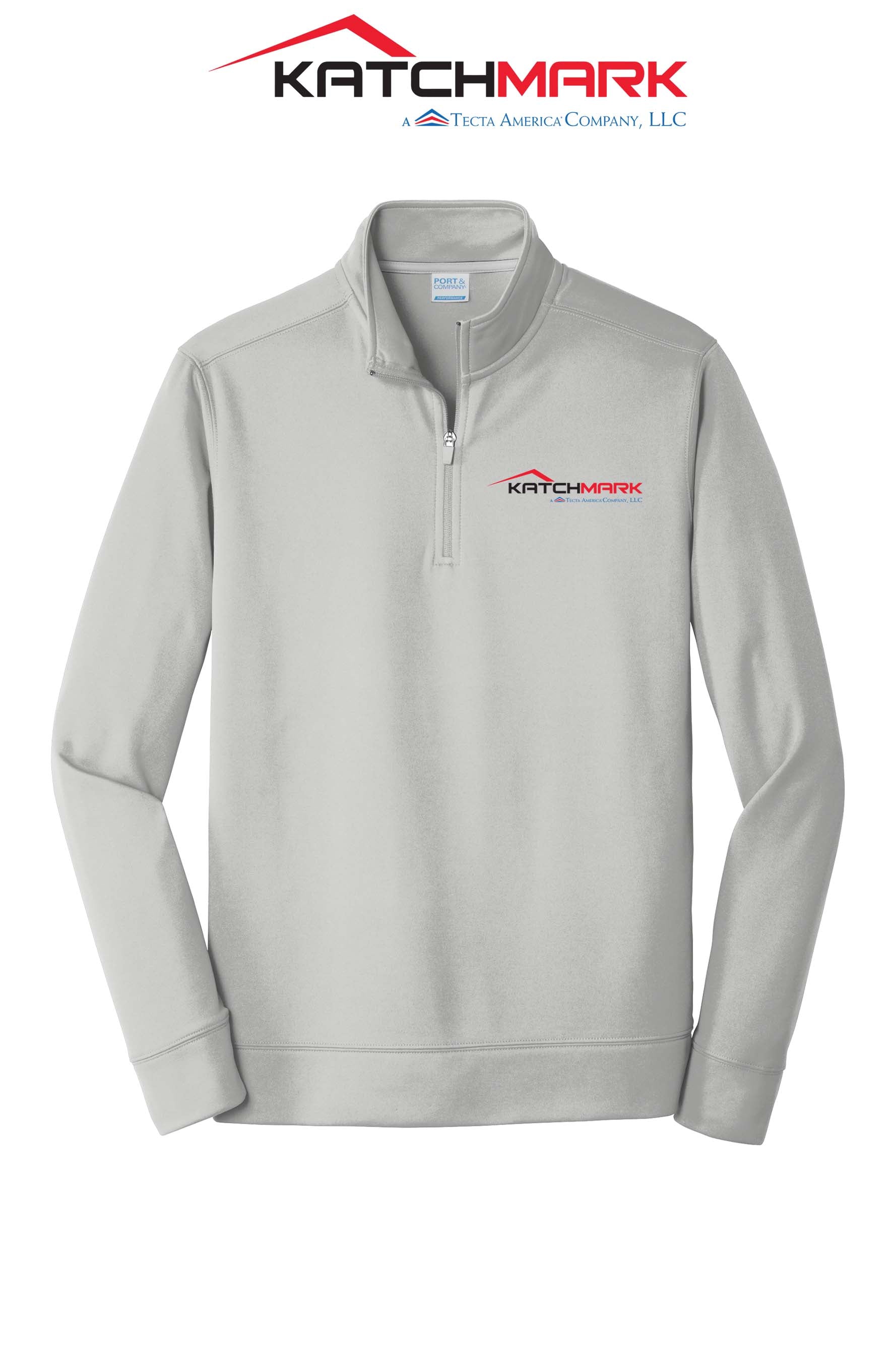 Port & Co™ Performance Fleece 1/4-Zip Pullover Sweatshirt - Katchmark, A Tecta American Company LLC