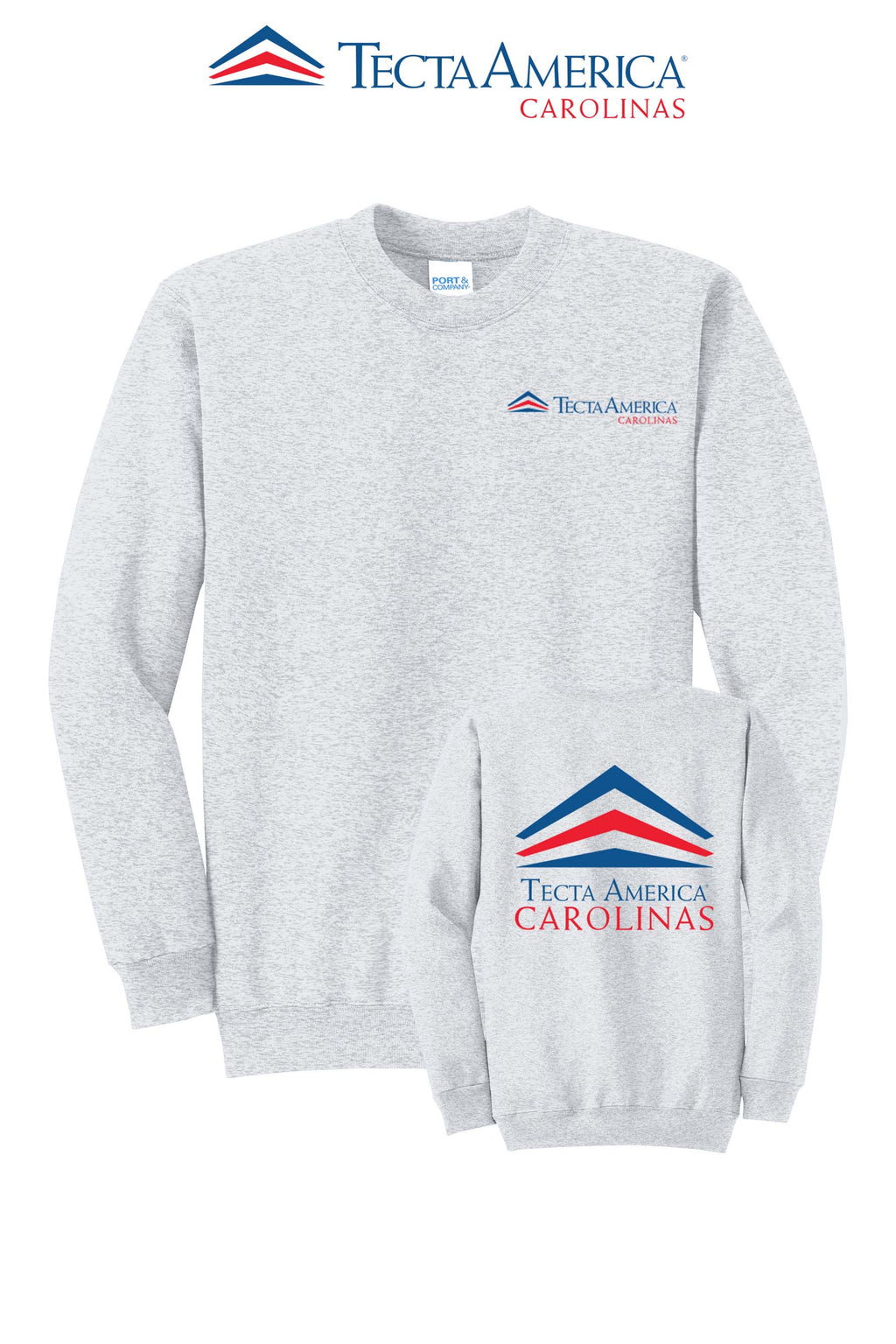 Port & Co™ Core Fleece Crewneck Sweatshirt - Tecta America Carolinas LLC