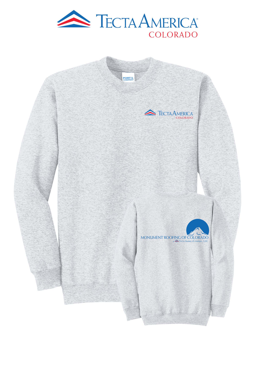 Port & Co™ Core Fleece Crewneck Sweatshirt - Monument Roofing of Colorado