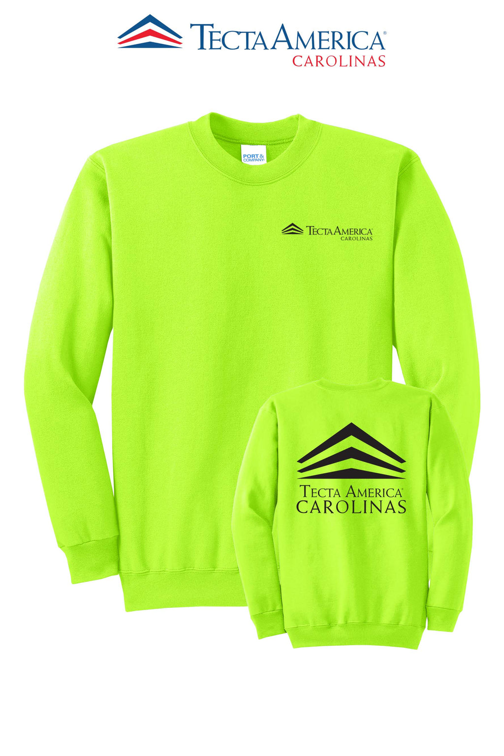 Port & Co™ Core Fleece Crewneck Sweatshirt - Tecta America Carolinas LLC
