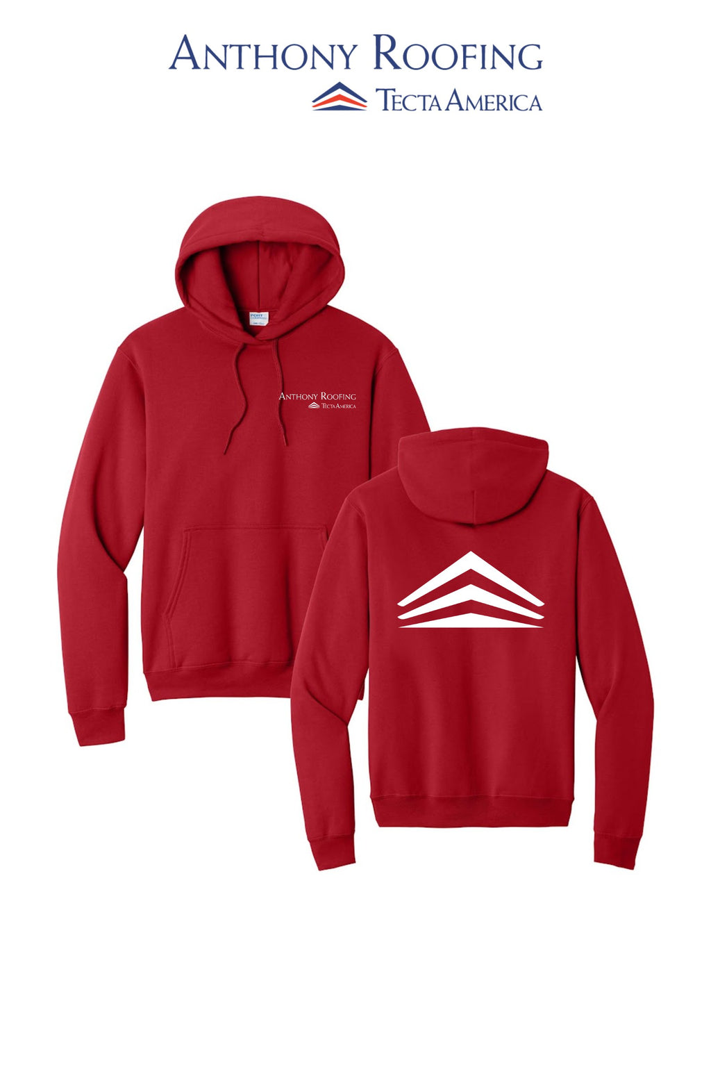 Port & Co™ Core Fleece Pullover Hooded Sweatshirt - Anthony Roofing