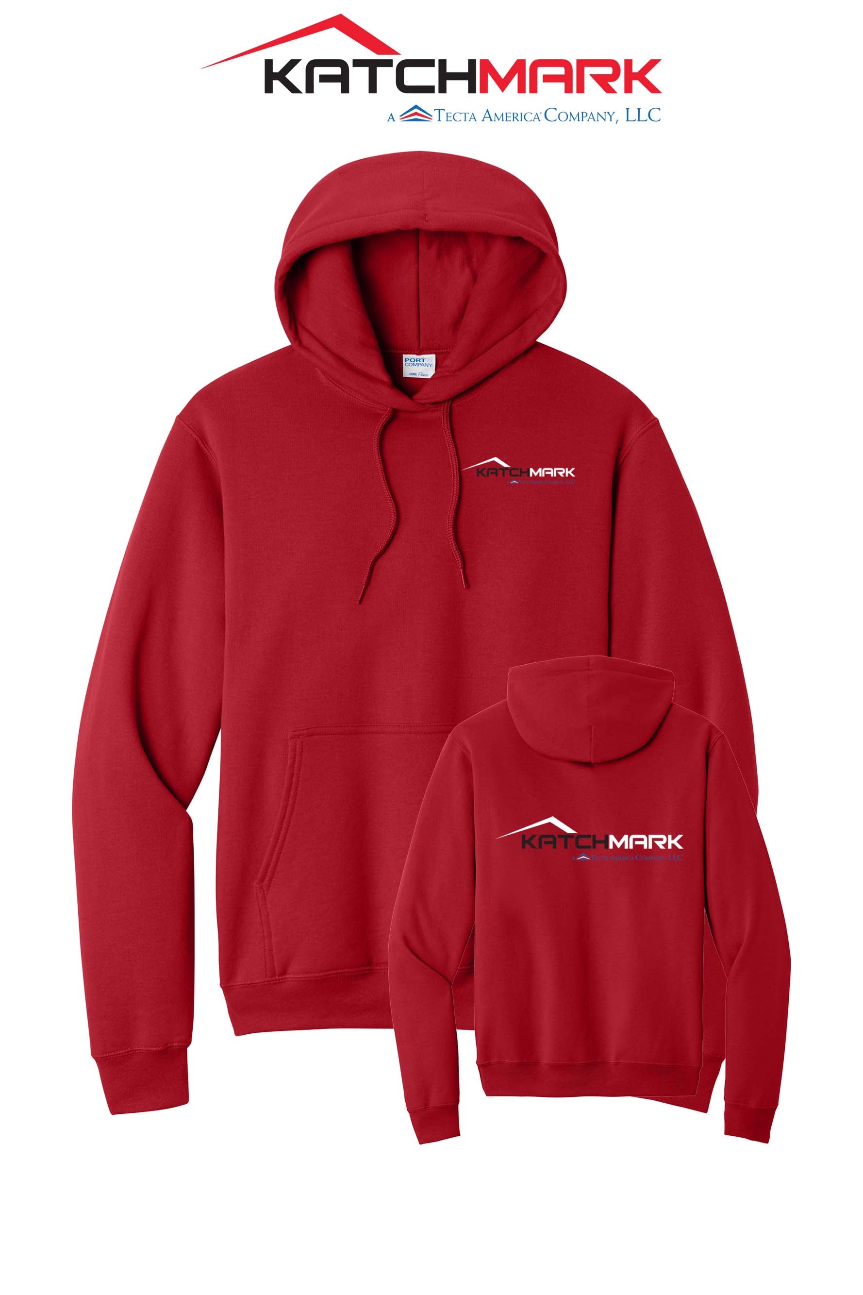 Port & Co™ Core Fleece Pullover Hooded Sweatshirt - Katchmark, A Tecta American Company LLC