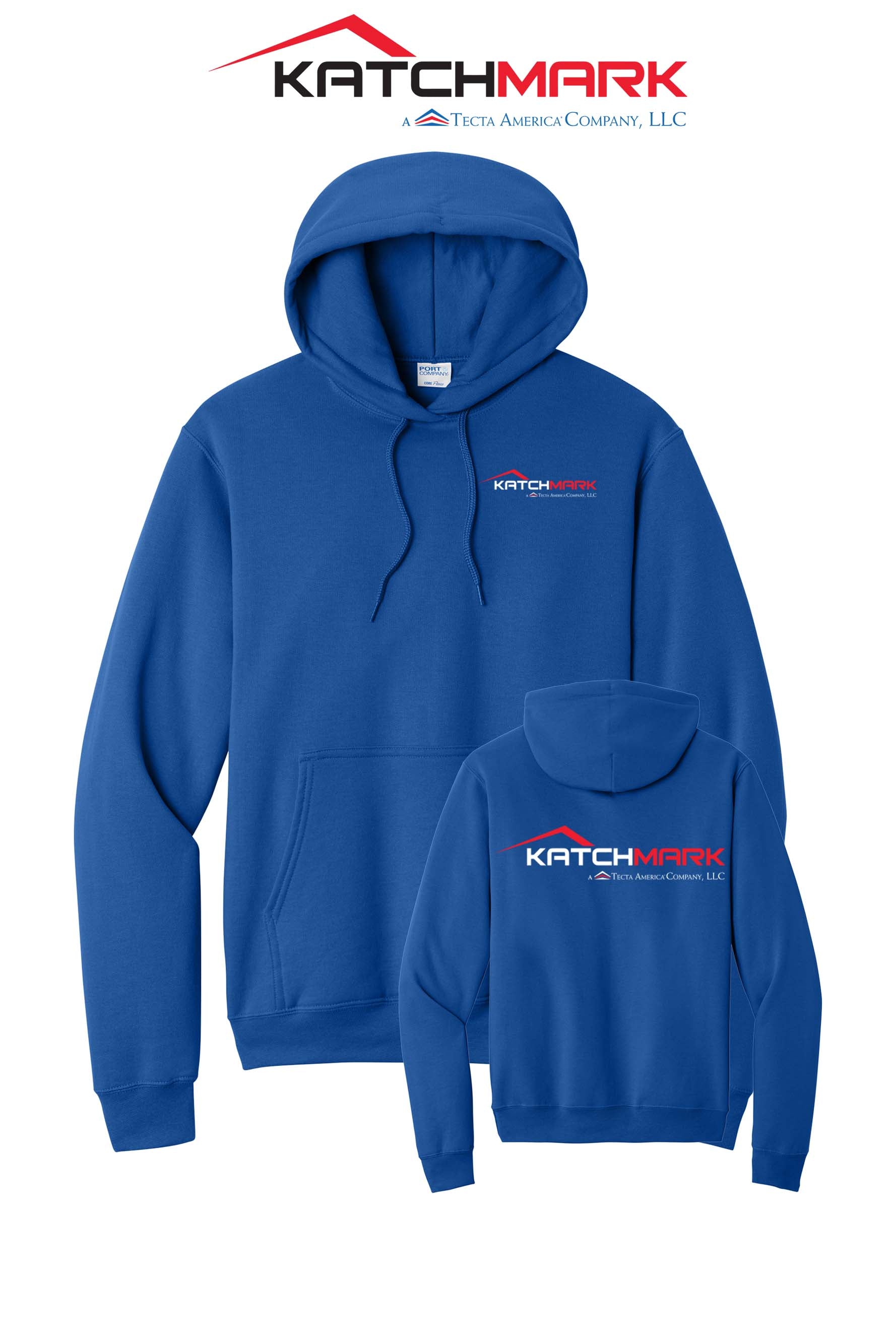 Port & Co™ Core Fleece Pullover Hooded Sweatshirt - Katchmark, A Tecta American Company LLC