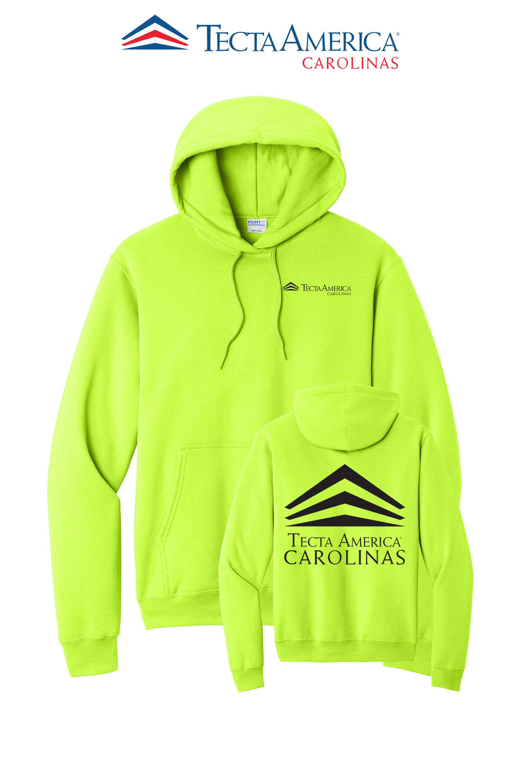 Port & Co™ Core Fleece Pullover Hooded Sweatshirt - Tecta America Carolinas LLC