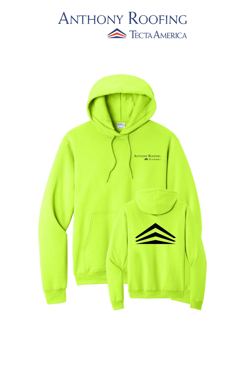 Port & Co™ Core Fleece Pullover Hooded Sweatshirt - Anthony Roofing