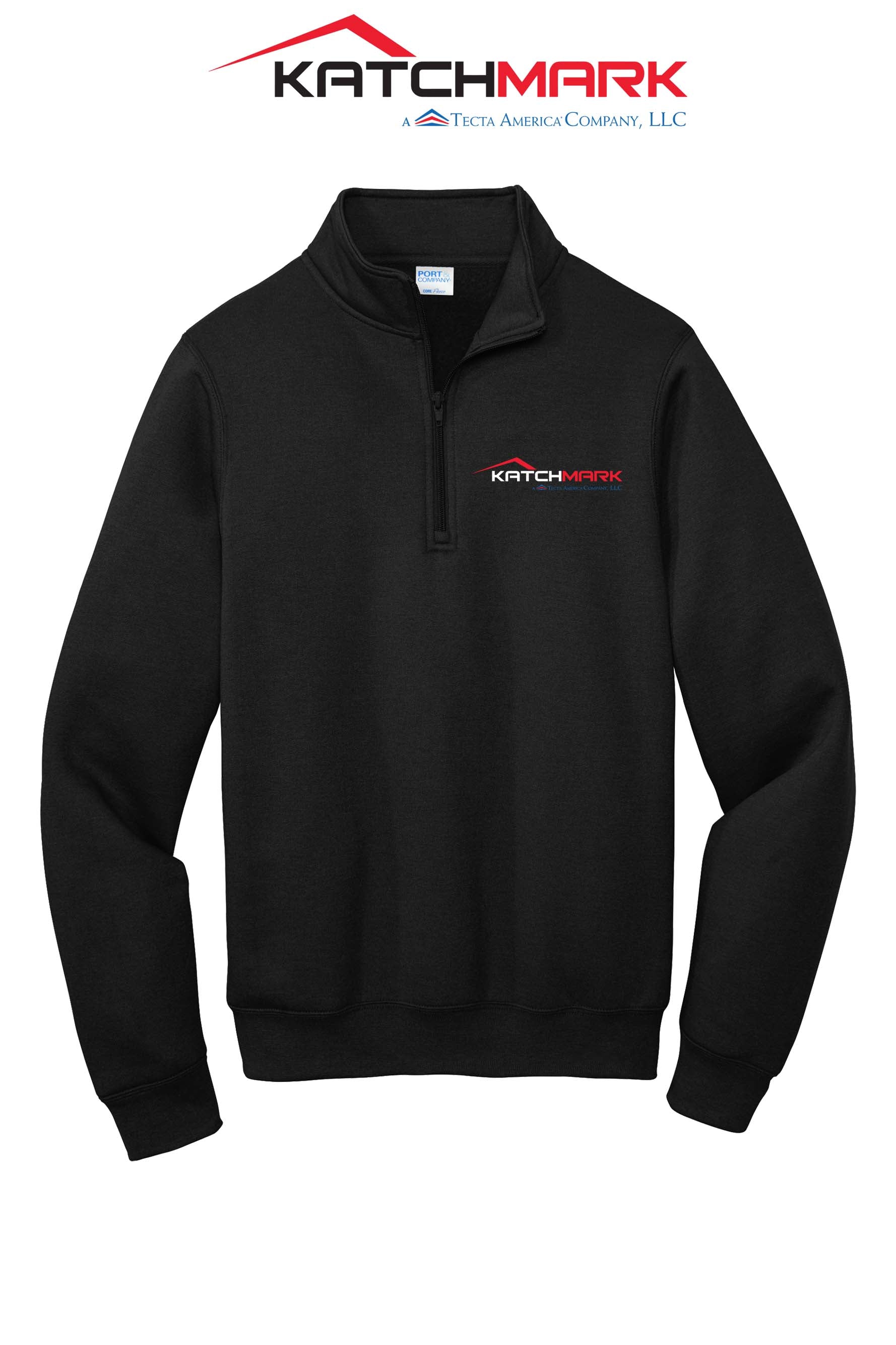 Port & Co™ Core Fleece 1/4-Zip Pullover Sweatshirt - Katchmark, A Tecta American Company LLC