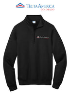 Port & Co™ Core Fleece 1/4-Zip Pullover Sweatshirt - Monument Roofing of Colorado
