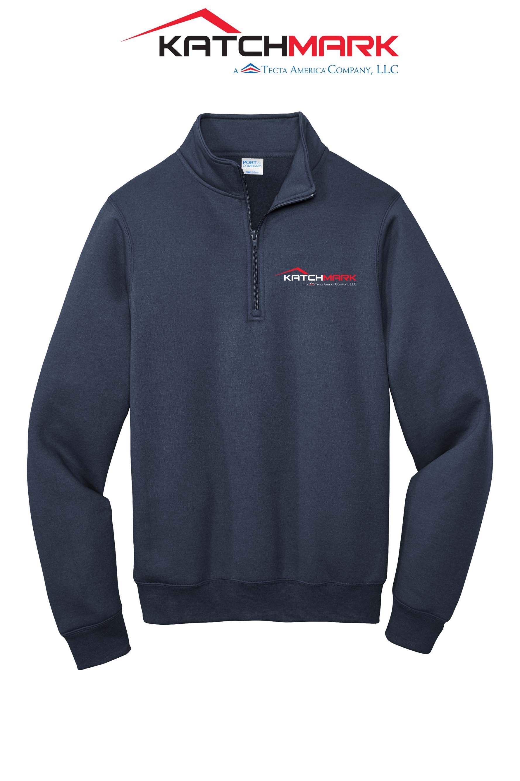 Port & Co™ Core Fleece 1/4-Zip Pullover Sweatshirt - Katchmark, A Tecta American Company LLC