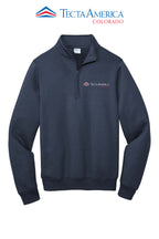 Port & Co™ Core Fleece 1/4-Zip Pullover Sweatshirt - Monument Roofing of Colorado