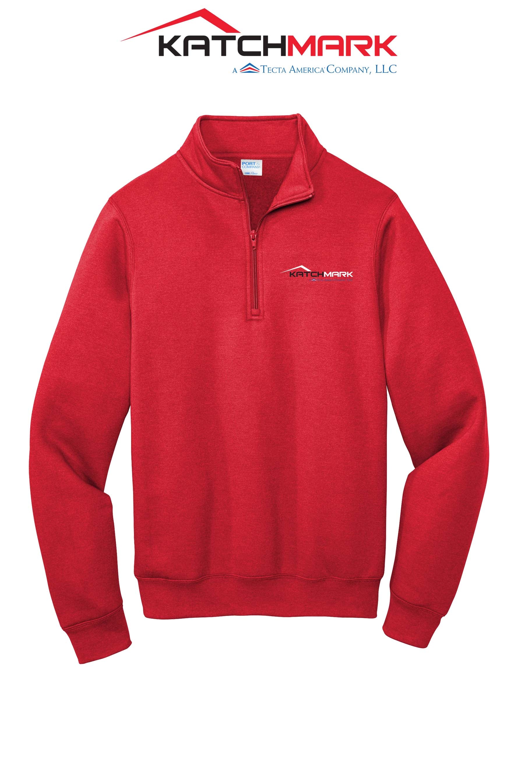 Port & Co™ Core Fleece 1/4-Zip Pullover Sweatshirt - Katchmark, A Tecta American Company LLC