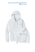 Port & Co™ Core Fleece Full-Zip Hooded Sweatshirt - Blackmore & Buckner