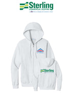 Port & Co™ Core Fleece Full-Zip Hooded Sweatshirt - Sterling, A Tecta American Company LLC