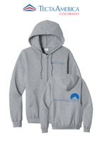 Port & Co™ Core Fleece Full-Zip Hooded Sweatshirt - Monument Roofing of Colorado