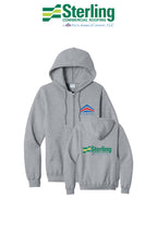 Port & Co™ Core Fleece Full-Zip Hooded Sweatshirt - Sterling, A Tecta American Company LLC