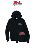 Port & Co™ Core Fleece Full-Zip Hooded Sweatshirt - B&L Sheet Metal & Roofing
