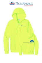 Port & Co™ Core Fleece Full-Zip Hooded Sweatshirt - Monument Roofing of Colorado