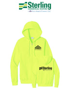 Port & Co™ Core Fleece Full-Zip Hooded Sweatshirt - Sterling, A Tecta American Company LLC