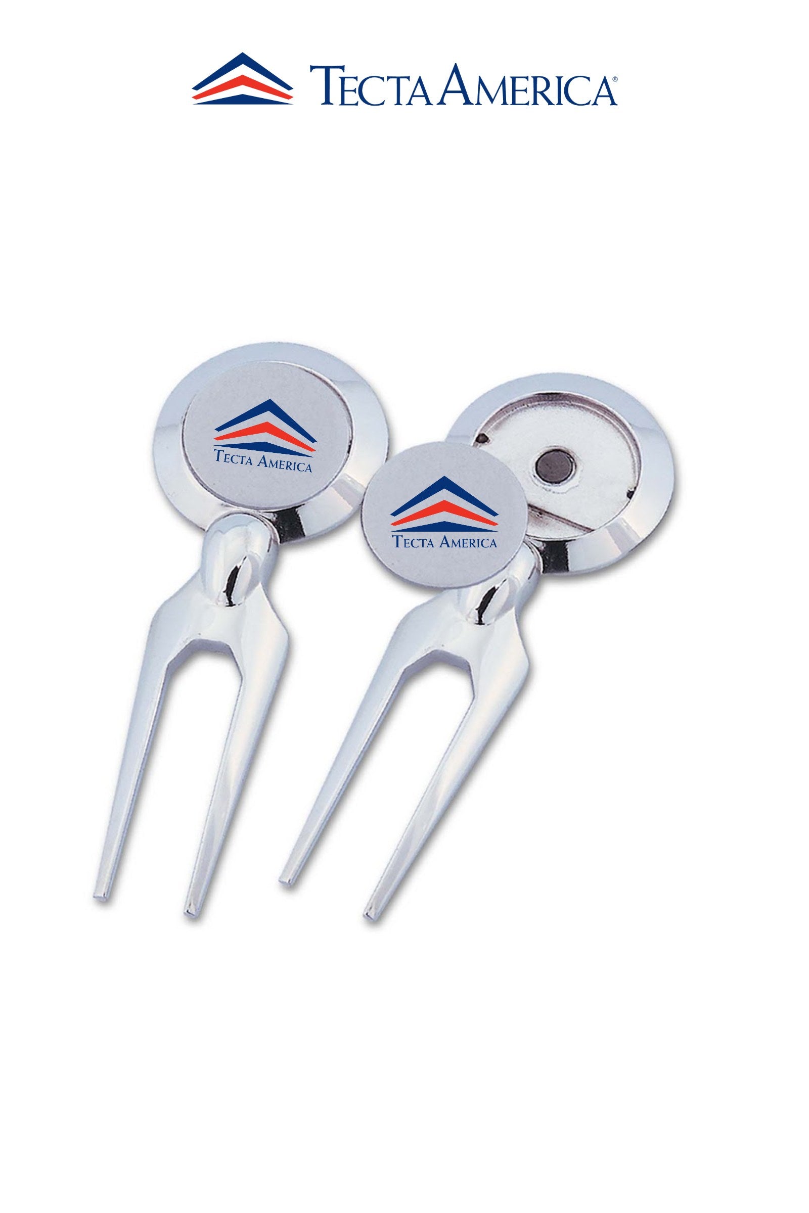 Prime Line Woodbury Chrome-Plated Divot Fixer - Corporate