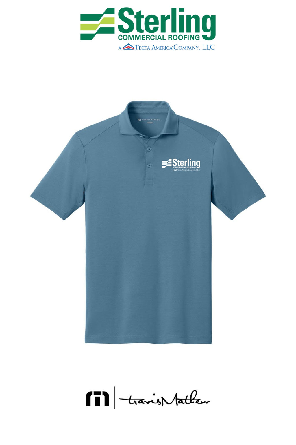 TravisMathew Onward Polo - Sterling Commercial Roofing