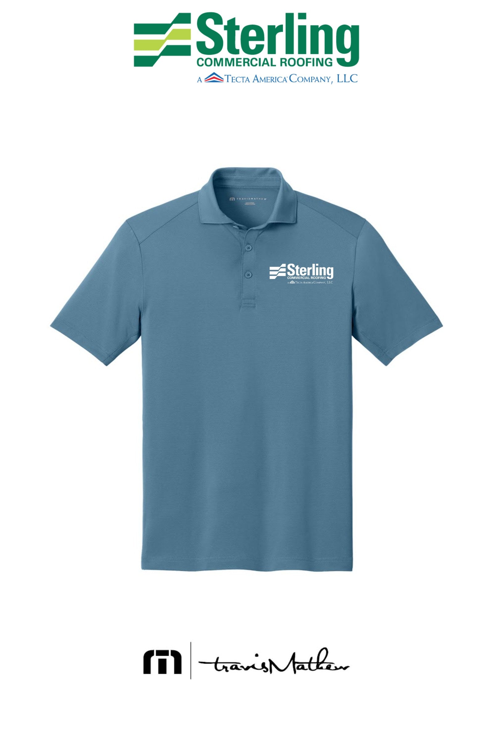 TravisMathew Onward Polo - Sterling Commercial Roofing