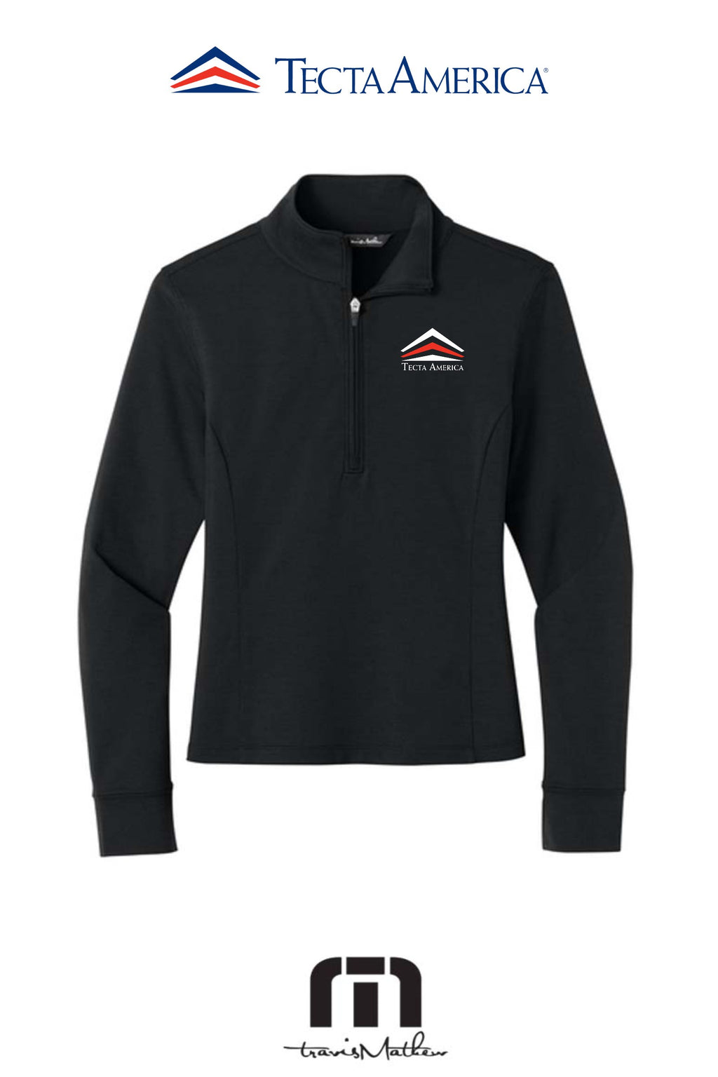 TravisMathew Women’s Onward 1/4-Zip - Corporate