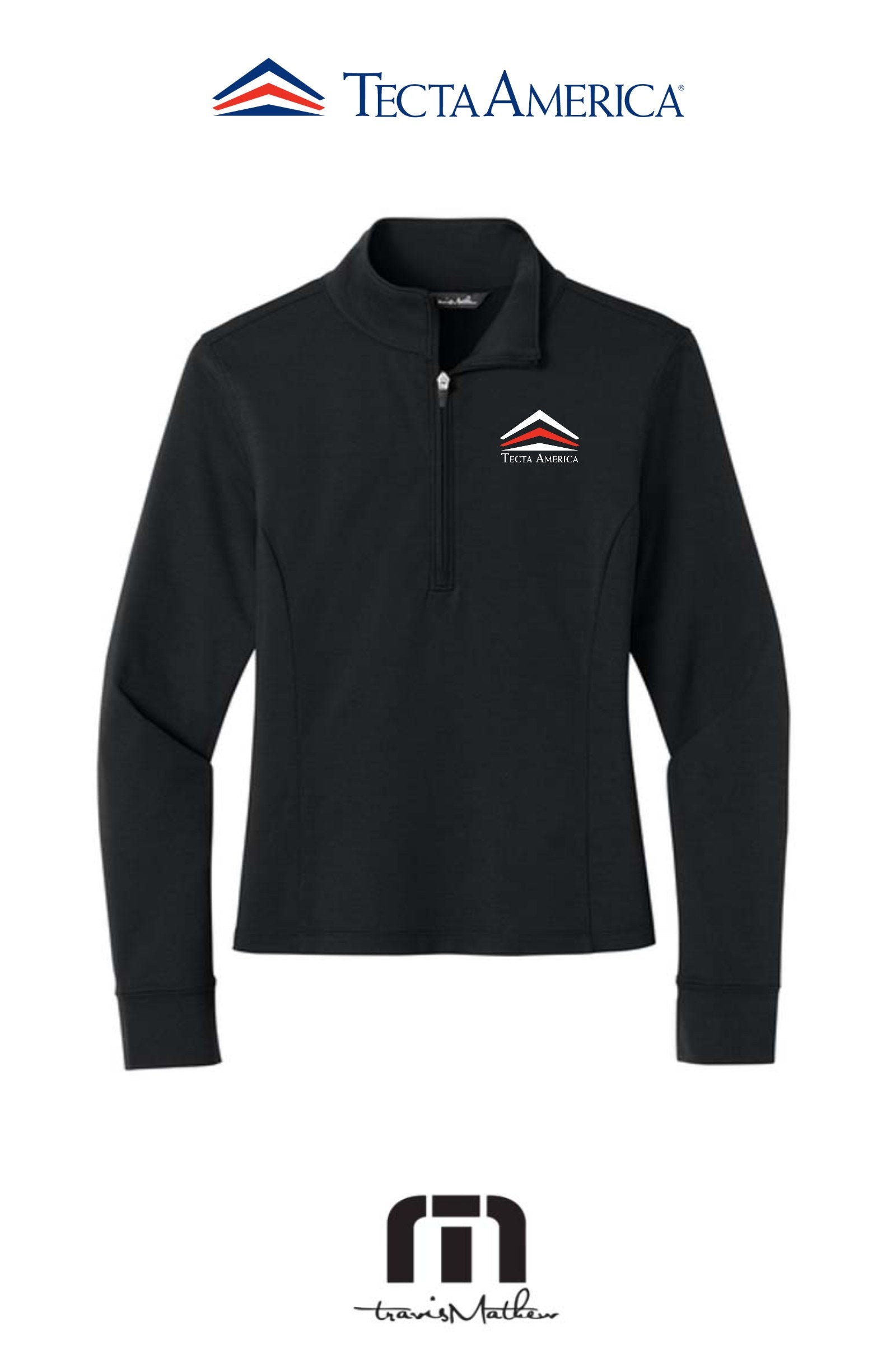 TravisMathew Women’s Onward 1/4-Zip - Corporate
