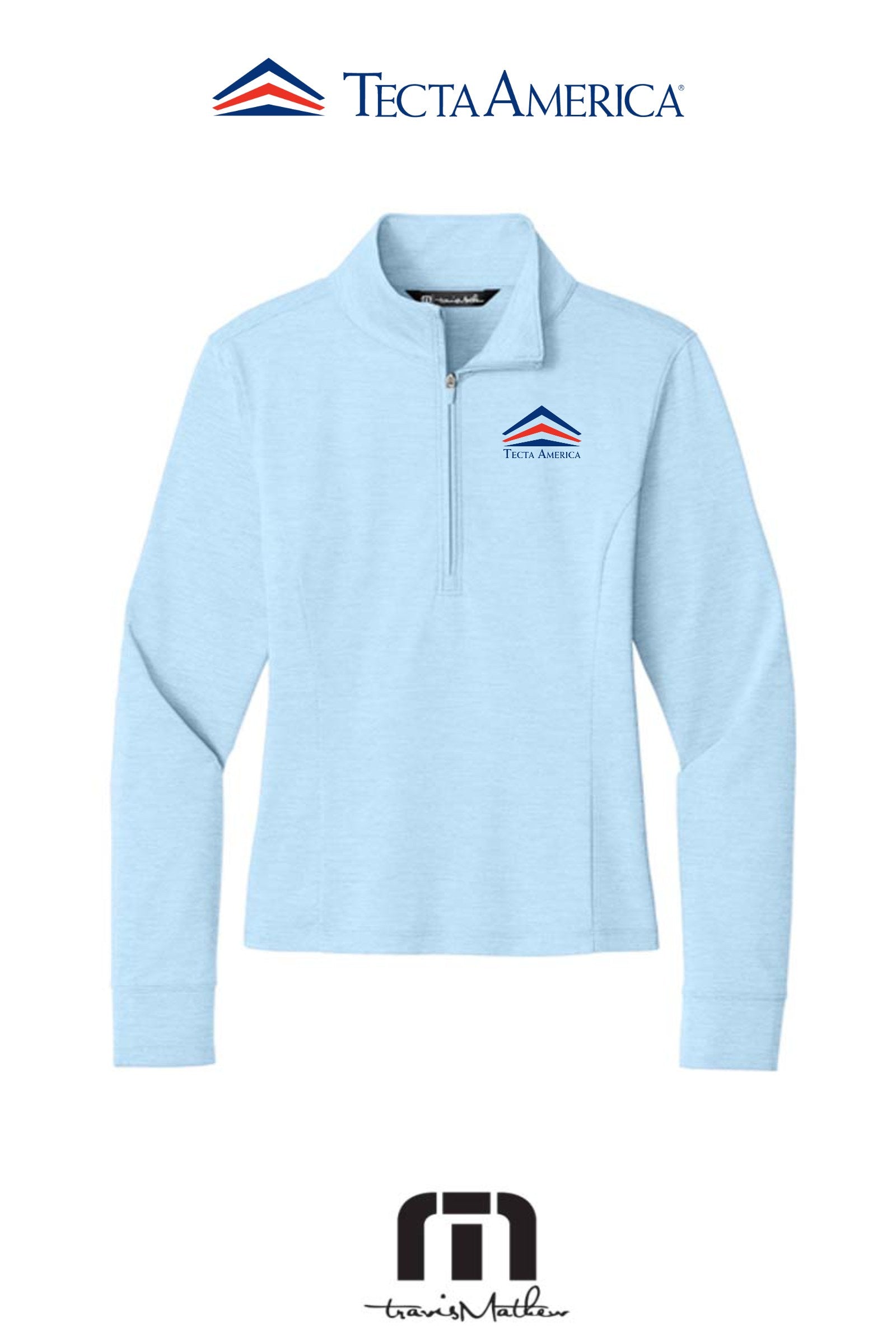 TravisMathew Women’s Onward 1/4-Zip - Corporate
