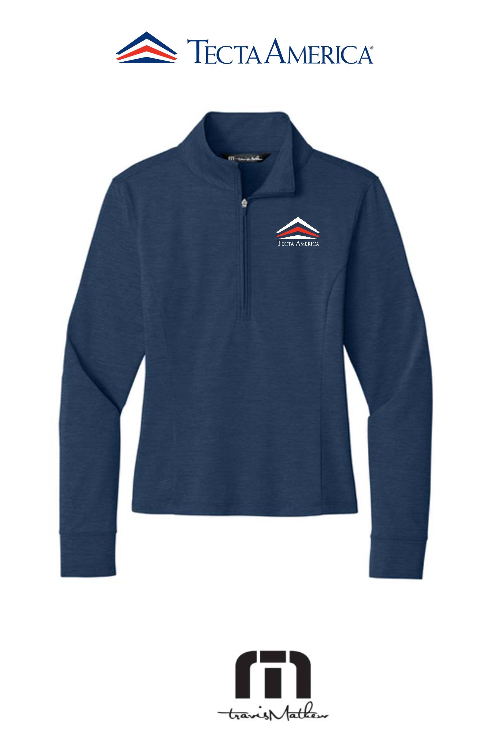 TravisMathew Women’s Onward 1/4-Zip - Corporate