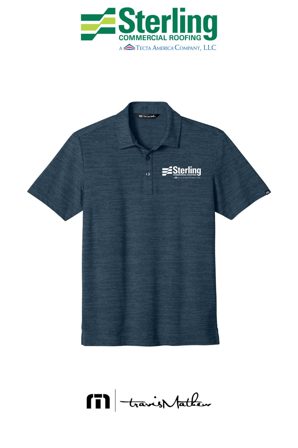 TravisMathew Crestview Polo - Sterling Commercial Roofing
